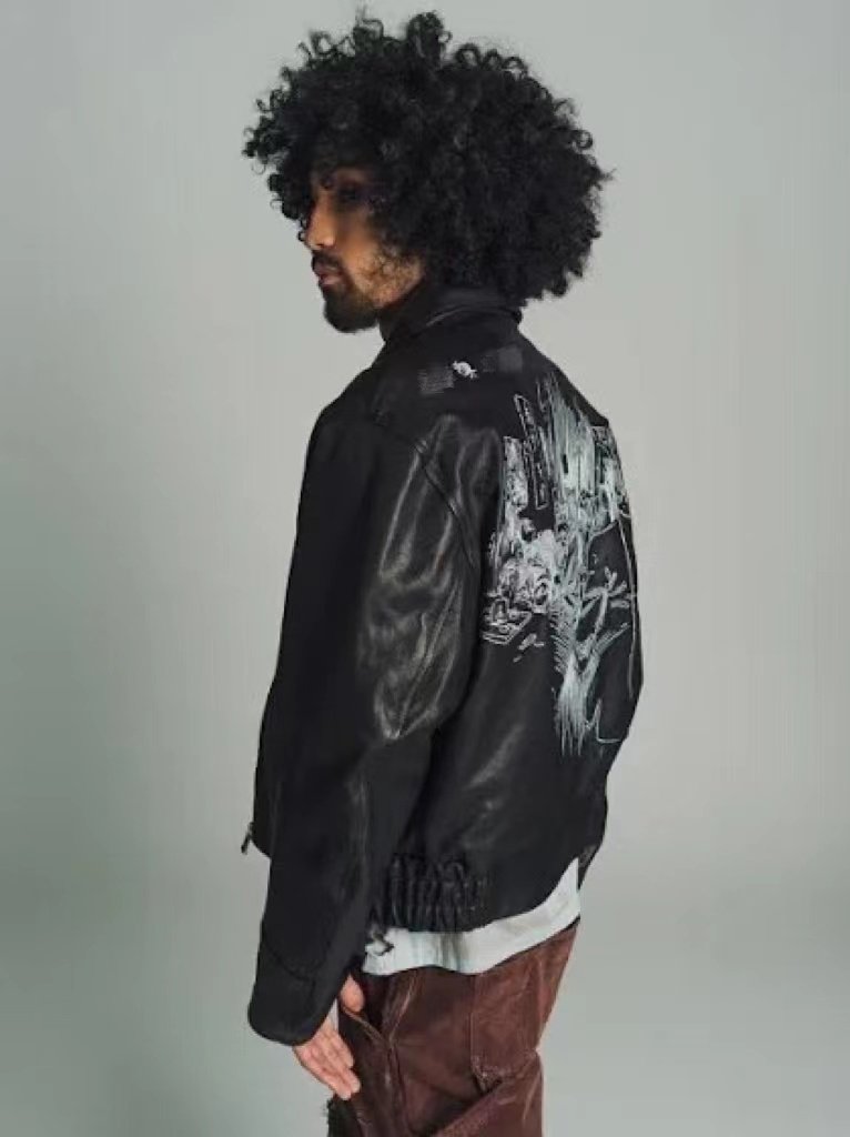 Enfants Riches Déprimés "Opium Den Frank" Leather Jacket