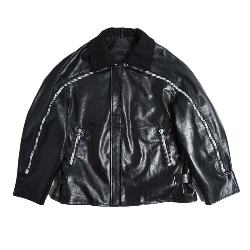 MRLEE’s limited edition hot item! Independent style PHAW1991 cowhide short jacket zipper leather jacket must-have