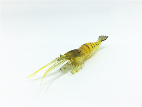 路亚饵淡水海水10cm超逼真大虾软虾软虫软饵假饵仿生饵假饵拟饵 - 图0
