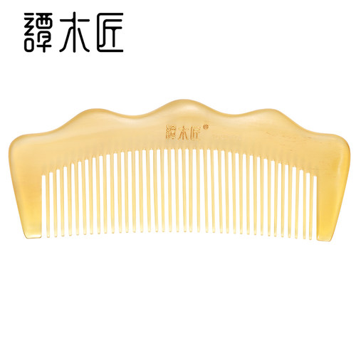 谭木匠正品天然羊角梳KCBJ0606经络按摩家用梳生日礼物 - 图1