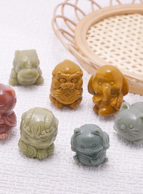 天然阿拉善彩玉中国工艺玛瑙玛瑙