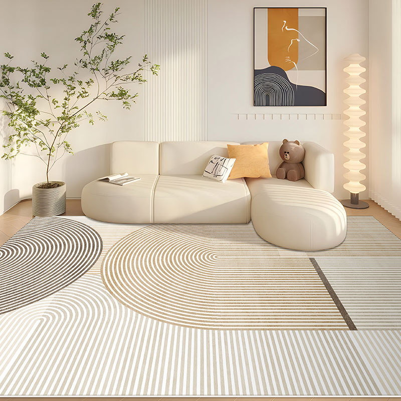 地毯客厅2024新款高级轻奢感秋冬天卧室床边家用地垫厚大面积全铺 - 图0