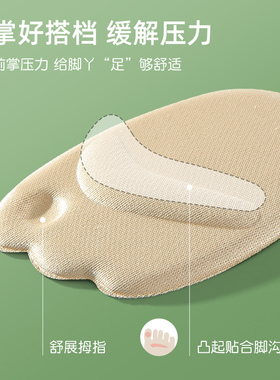 超软防痛前掌垫高跟鞋
