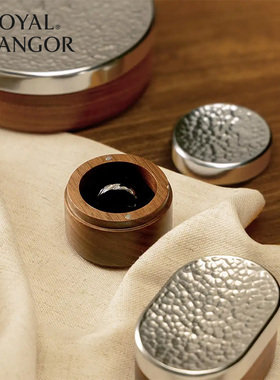 皇家雪兰莪锡制首饰盒戒指盒