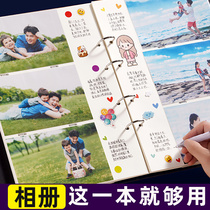 Photo album This commemorative album large capacity inserts type diy6 inch baby growth record books Childrens home edition Movie Set
