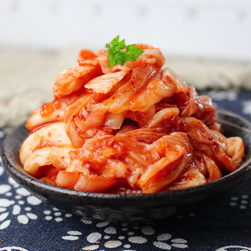睿琦韩国正宗免切辣白菜泡菜腌制咸菜东北韩式下饭菜10斤整箱散装 - 图0