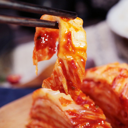 睿琦韩国正宗免切辣白菜泡菜腌制咸菜东北韩式下饭菜10斤整箱散装 - 图1