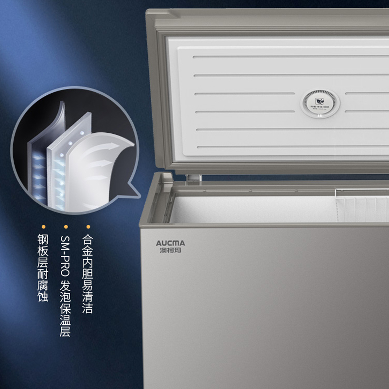 澳柯玛新款BD/BC-306GEX超低温零下冷藏冷冻商用速冻柜冷柜 - 图2