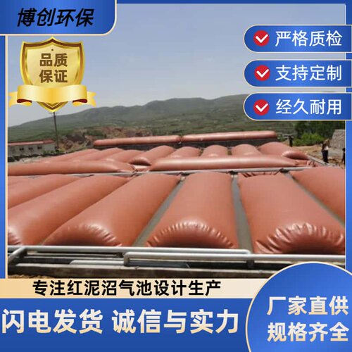 定制全套设备家用新农村养猪场发酵罐新型红泥软体沼气池贮气袋 - 图2