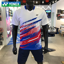 2021 new yonex Yunieks badminton suit men and women speed dry short sleeves T-shirt blouses yy ping-pong sportswear
