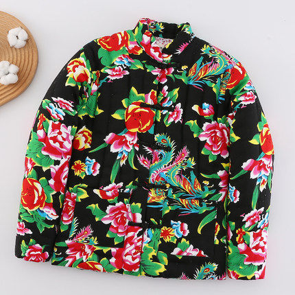 东北大花布纯棉花手工棉衣 男女冬季加厚保暖修身嘻哈民族风棉袄,淘宝优惠券,粉丝福利购,淘宝优惠卷