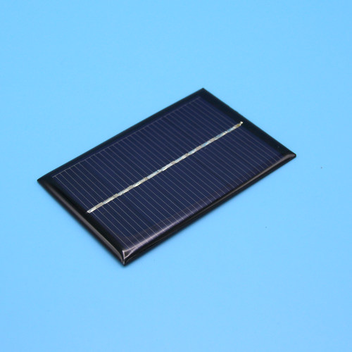 多晶硅太阳能电池板5.5V110mA手机充电LED灯旅游便携光伏移动电源 - 图0