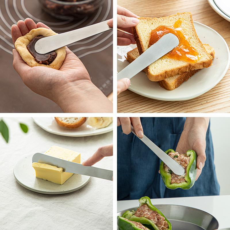 Stainless Steel Picking Spoon for Dumplings and Wonton Fillings