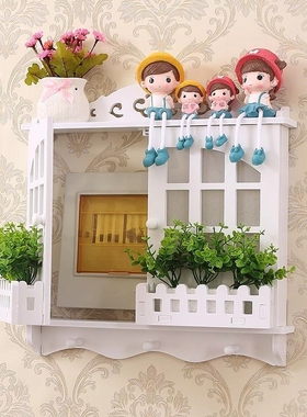 遮挡免打孔欧式风空开盒子装饰画