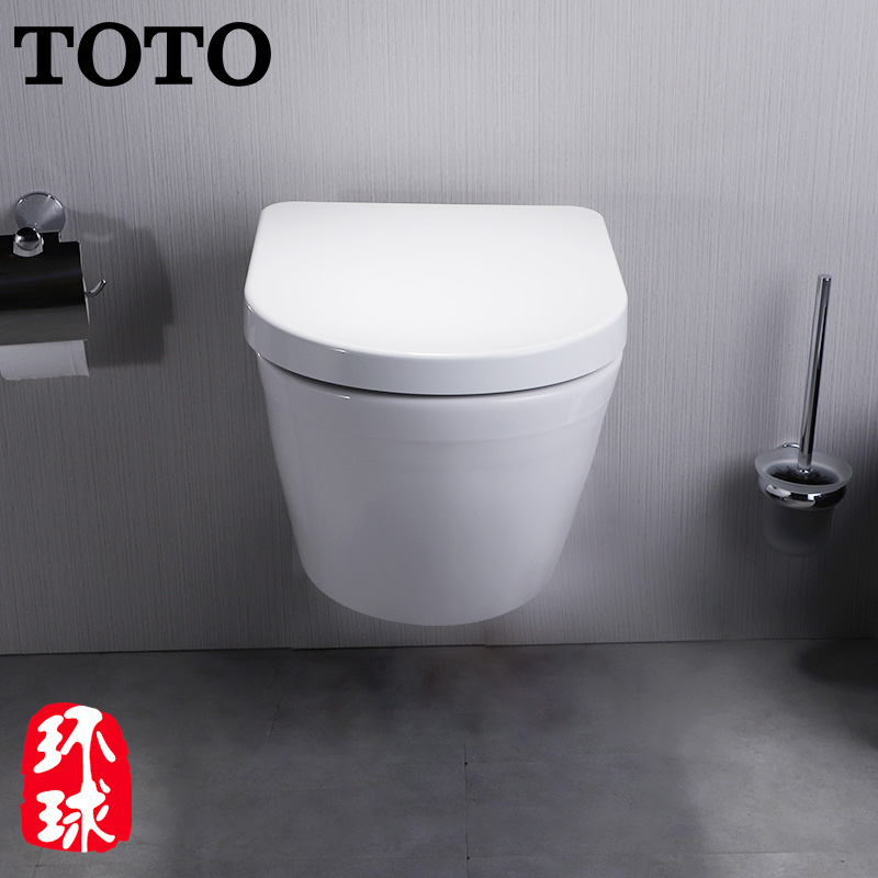 TOTO挂墙马桶CW762B壁挂式隐藏水箱坐便器小户型埋墙后置墙排D型-图2