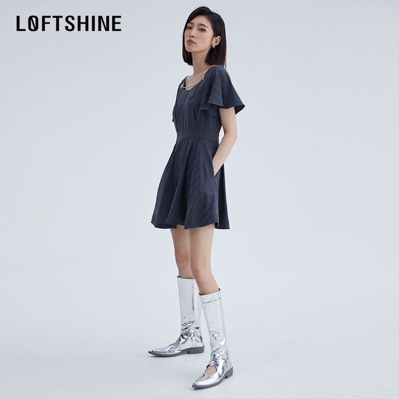 LOFTSHINE珞炫连体裤女高级感夏新款时尚舒适连体衣42217243 - 图1