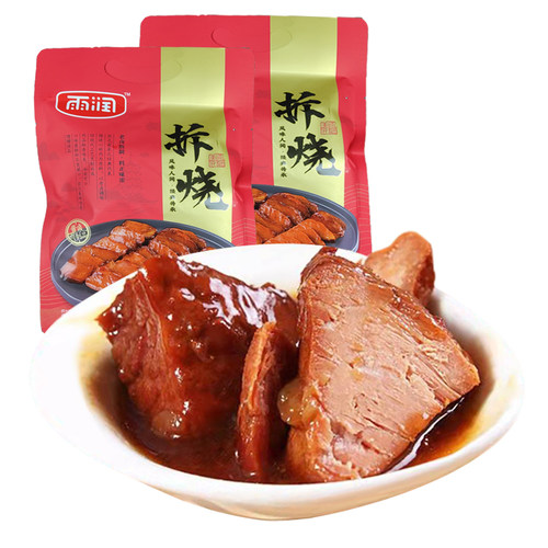 雨润拆烧蜜汁叉烧肉猪肉瘦肉即食香甜味苏式卤菜熟食冷盘下酒菜 - 图3