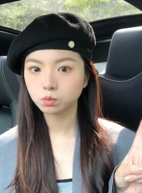 贝雷帽出游休闲女春夏宽沿