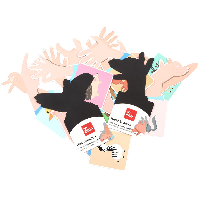 手影游戏儿童启蒙益智早教亲子互动手影游戏套装动物创意