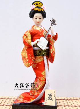 工艺人形日式风餐厅摆件