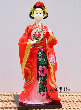 满百包邮金钗红楼梦绢人特价摆件