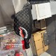 SprayGround Counter, аутентичная поясная сумка, мужская сумка через плечо, женская нагрудная сумка большой вместимости, сумка в шахматную клетку с ртом акулы SG