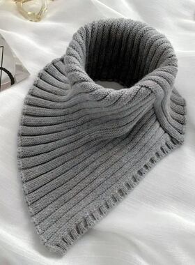 Women Knitted Fake Collar Scarf Warm Turtleneck Neck Warmer