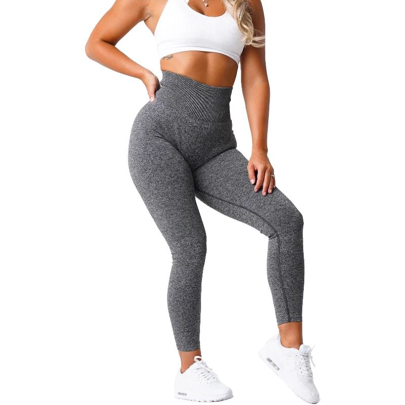 Speckled Scrunch Seamless Leggings Women Soft Workout Tights - 图0