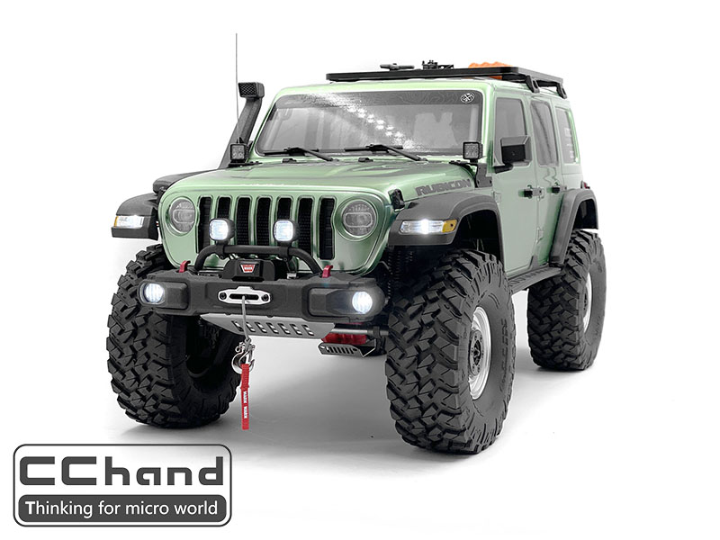 AXIAL SCX10 III 三代 JEEP 牧马人 带灯前挡泥板 - 图2