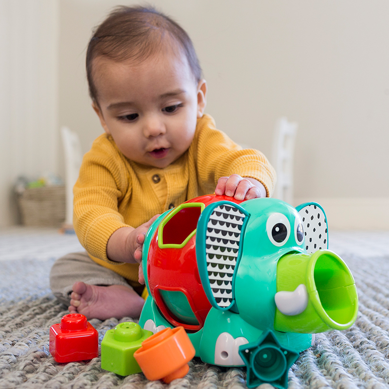 infantino美国婴蒂诺宝宝形状认知配对积木儿童早教益智玩具1-3岁 - 图2