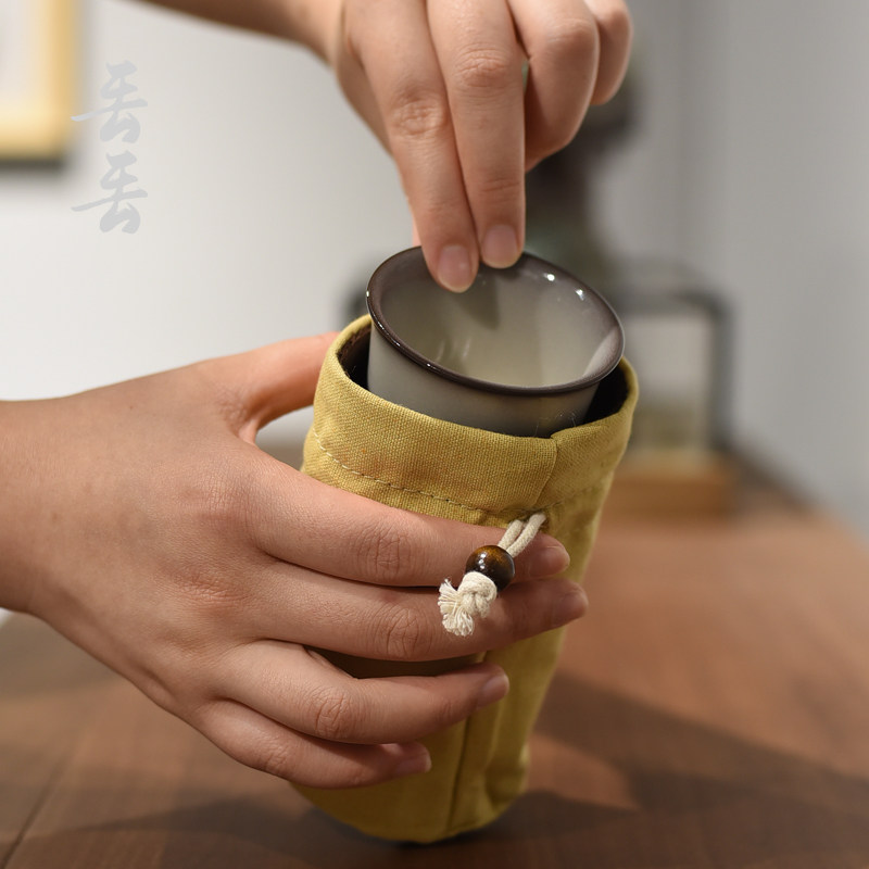 棉麻小布袋抽绳束口便携锦囊小号收纳袋子零钱包防尘纯手工小布包,淘宝优惠券,粉丝福利购,淘宝优惠卷