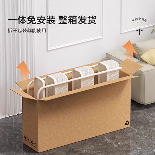 日本卫生间夹缝小推车浴室落地可移动抽屉式碳钢拉篮收纳置物架 - 图3