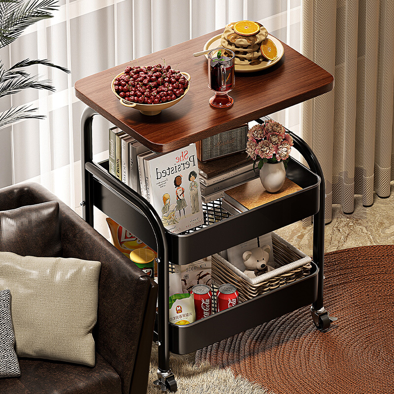 日本中古可移动小推车收纳置物架床头柜客厅沙发边几零食收纳架子,淘宝优惠券,粉丝福利购,淘宝优惠卷