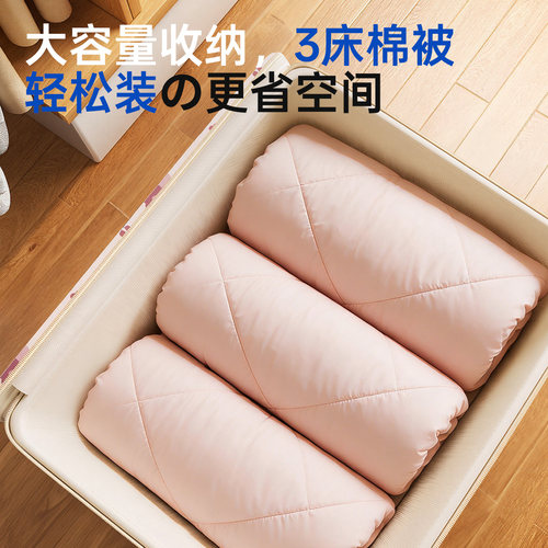 日本衣服收纳箱整理箱家用衣柜衣物百纳箱牛津布装羽绒服被子专用 - 图3