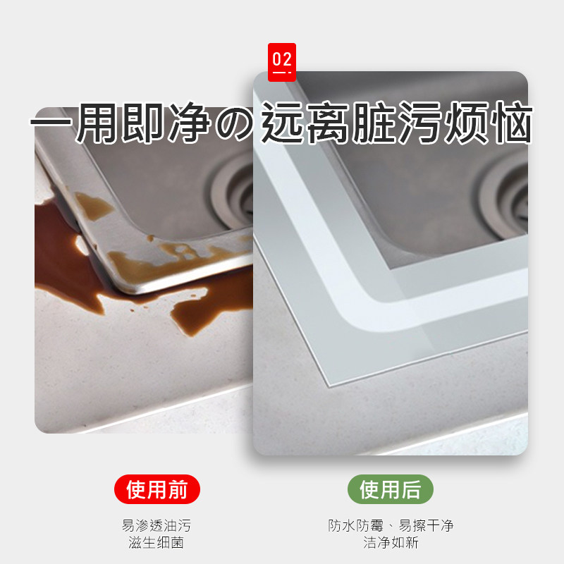 厨房水槽防水贴洗菜盆边缘密封美缝隙水池边灶台油火燃气灶封边条,淘宝优惠券,粉丝福利购,淘宝优惠卷