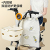 Nanda autumn and winter windshield quilt with basket for cars