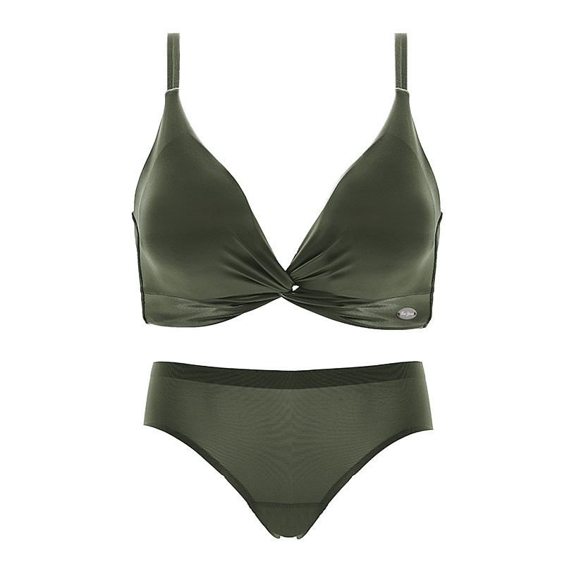 多情猫黑色无钢圈法式薄款超薄胸罩 多情猫文胸