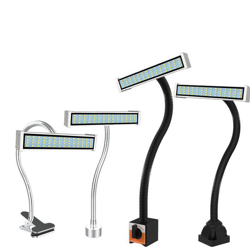 led机床工作灯24v强磁铁吸铣冲磨床工业台灯220v手机维修照明台灯