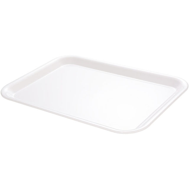 Melamine White Plastic Kindergarten Cake Bread Tray
