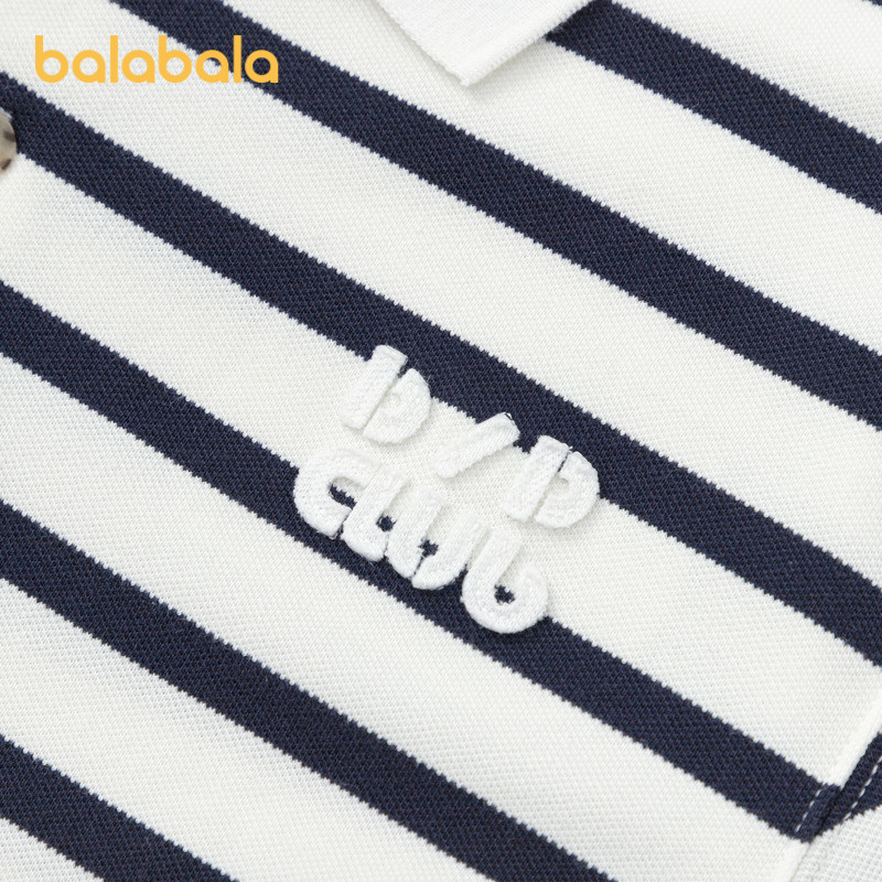 【商场同款】巴拉巴拉童装男童长袖t恤儿童2026春新款POLO衫学院,淘宝优惠券,粉丝福利购,淘宝优惠卷