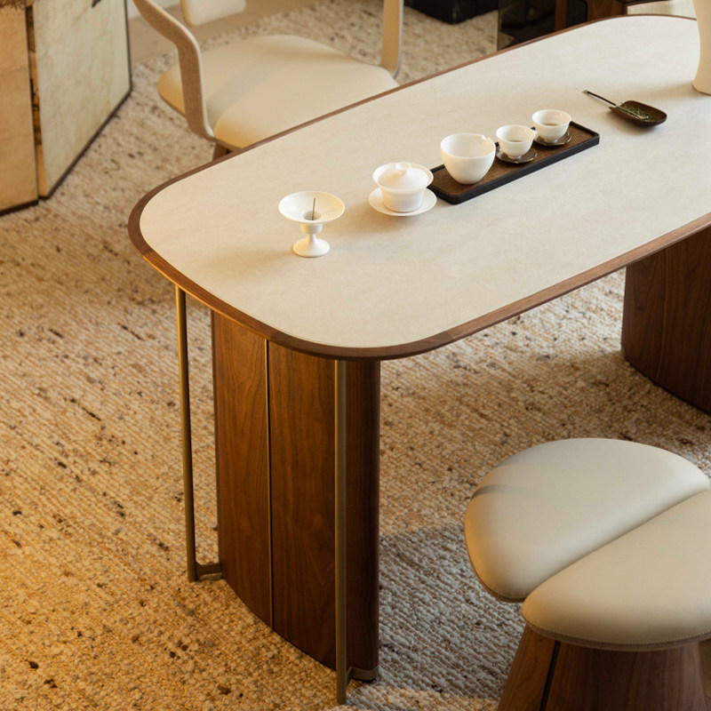 云澜长茶桌 致家家居 |新中式宋氏美学实木岩板茶桌阳台茶茶台,淘宝优惠券,粉丝福利购,淘宝优惠卷