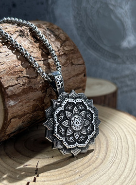 佛门曼陀罗坛场护身符幸运项链