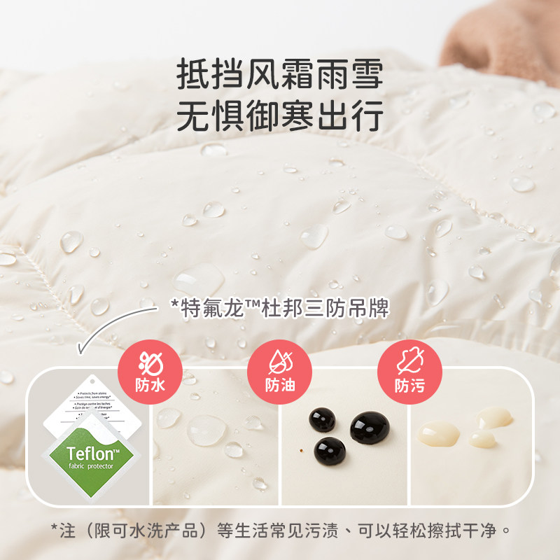  乖奇熊羽绒连体衣