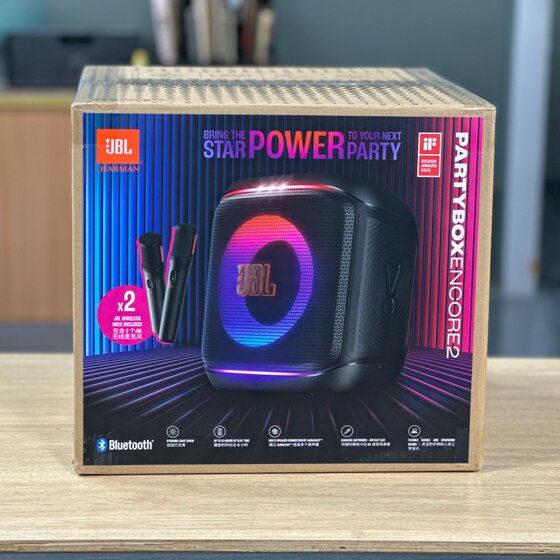 JBL Partybox Encore2 Music Warrior Singing Edition 2nd Generation Home KTV Speaker Camping Audio Gift