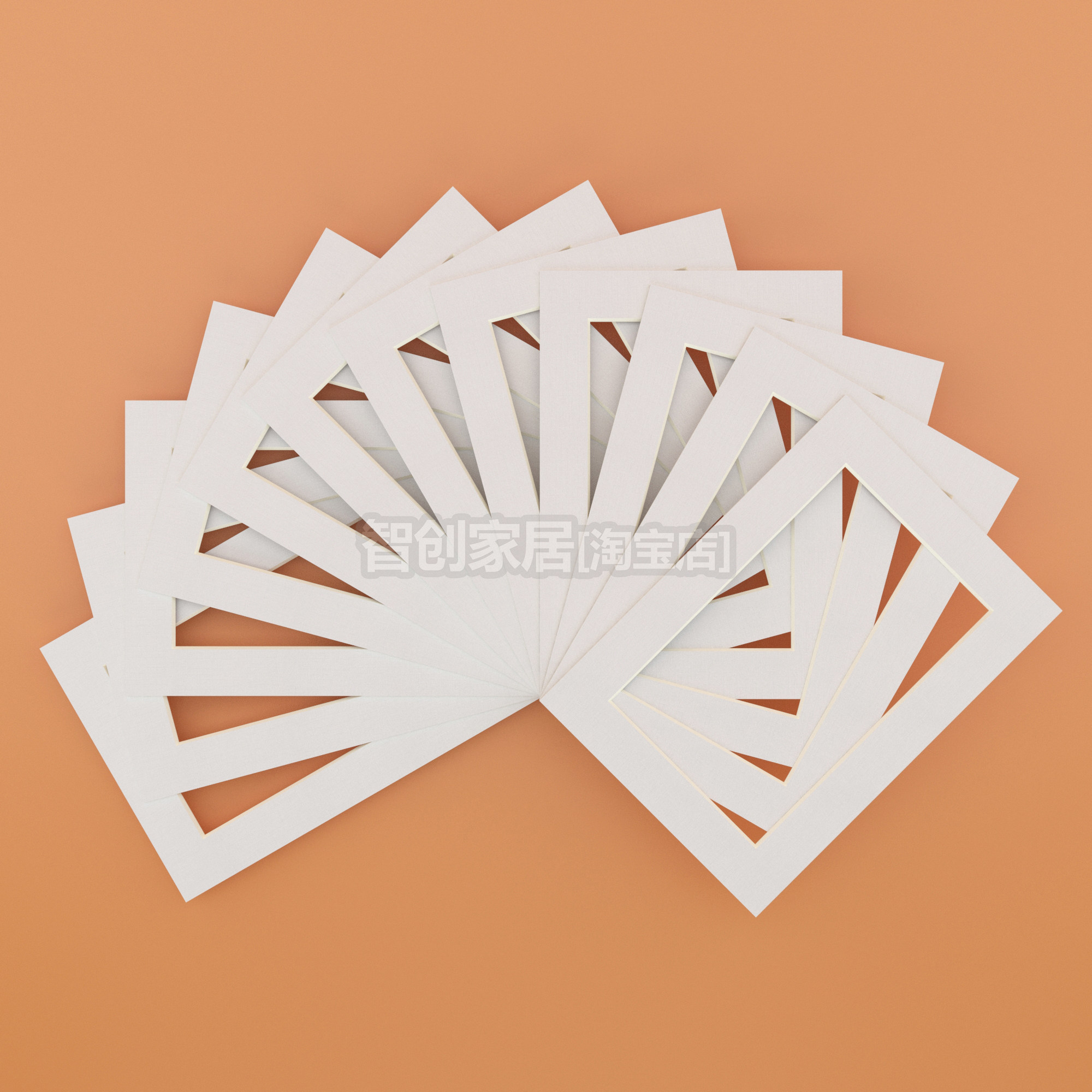 5寸6寸7寸8寸10寸12寸14寸卡纸白色黑色相框内衬画框装裱照片垫