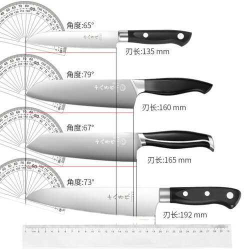 十八子作水果刀家用不锈钢小刀锋利菜刀切西瓜专用刀厨房刀具商用 - 图3