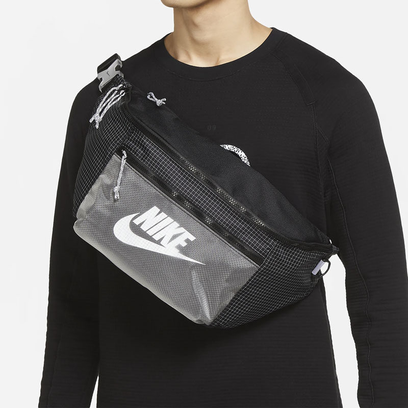 耐克NIKE运动腰包男女胸包学生单肩王一博同款大容量斜挎包CV1411,淘宝优惠券,粉丝福利购,淘宝优惠卷