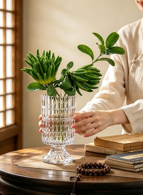 中式佛手柑托盘专用花瓶器皿