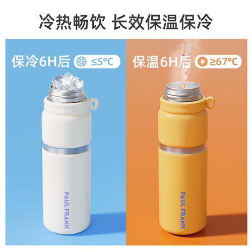 大嘴猴保温杯女生上学专用水杯运动水杯高颜值新款儿童杯子吸管杯 - 图1