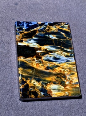 彼得石吊坠无事牌水滴戒面纳米比亚彼得石猫眼手链手串暴风雨宝石